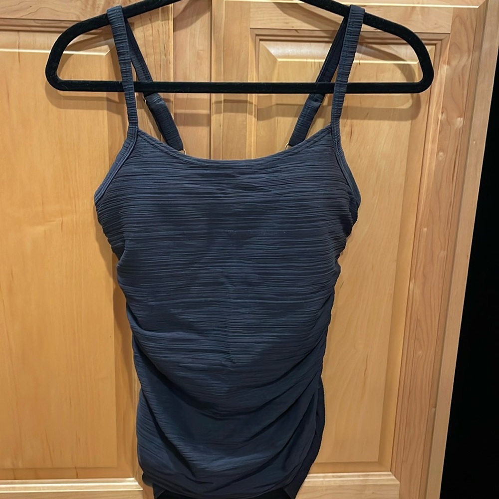 Coco Reef 2 Piece Swimsuit Tankini Set- Black - 34D top S bottom